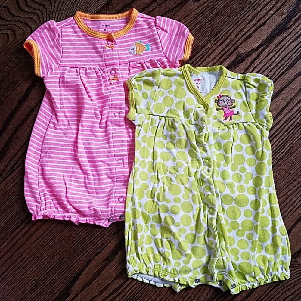 Lot of 2 summer bodysuits